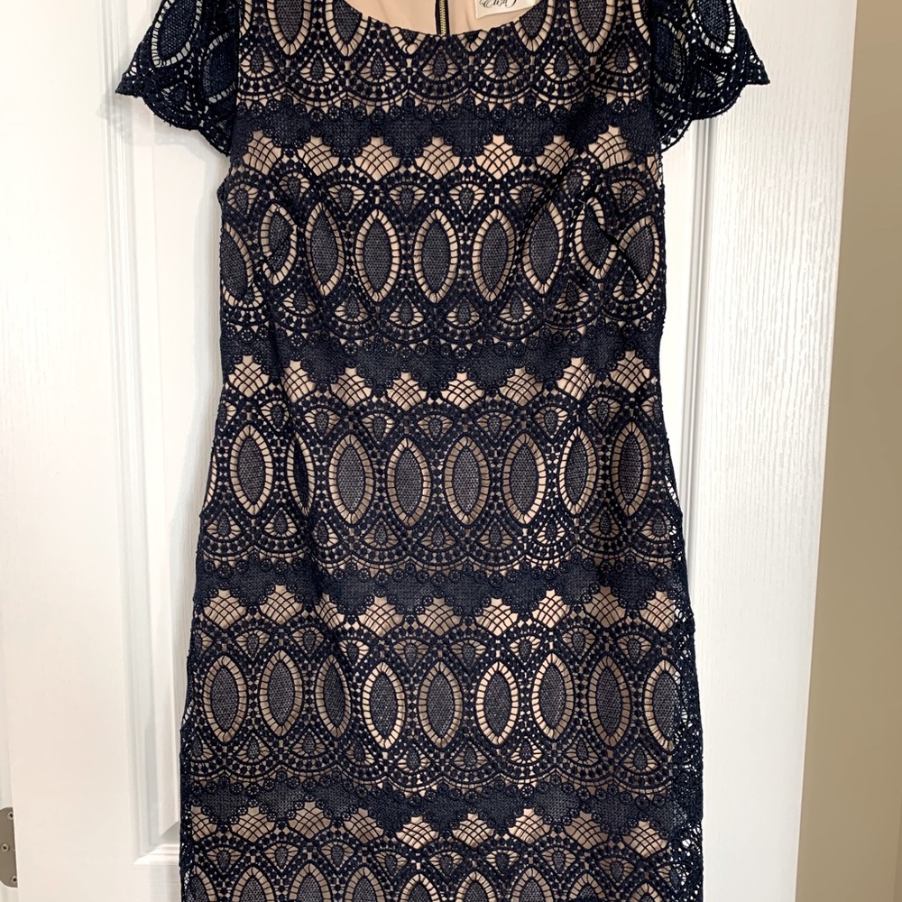 Dark Blue Cocktail Dress